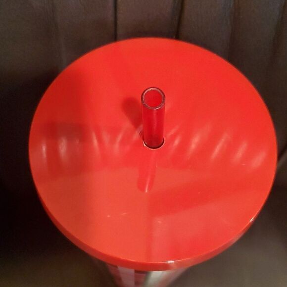 STARBUCKS Ban.do 2018 Holiday Pink Plaid Tumbler Venti Travel Cup - 24 O… - Picture 4 of 5